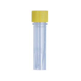 1.5ml Skirted Tube With Screw Cap, Sterile, Yellow, 500/Bag