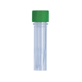 1.5ml Skirted Tube With Screw Cap, Sterile, Green, 500/Bag