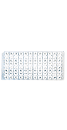 96 Well 0.2ml PCR Plate, Chimney-Top 10/Bag, Sterile