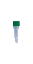 0.5ml Conical Tube With Screw Cap, Sterile, Green, 500/Bag