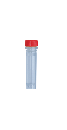 2ml Skirted Tube With Screw Cap, Sterile, Red, 500/Bag