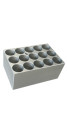 Block, 15 x HPLC or Cryovial tubes