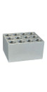 Block, 12 x 5.0ml centrifuge tubes (17mm diameter)