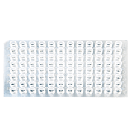 96 Well 0.2ml PCR Plate, Chimney-Top 10/Bag, Sterile