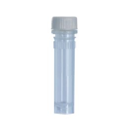 2ml Skirted Tube With Screw Cap, Sterile, White, 500/Bag