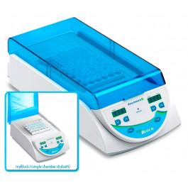 digital dry bath with 1 Quick-Flip blocks (BSWCMB) for tubes (0.2 to 2.0ml, PCR strips and PCR plates, 115V