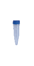 1.5ml Conical Tube With Screw Cap, Sterile, Blue, 500/Bag