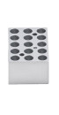 Block, 15 x 1.5ml Centrifuge Tubes for Dry Bath with Heated Lid